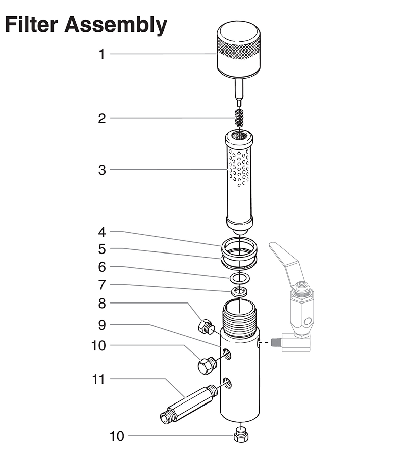 PowrTwin 12000XLT Filter Assembly